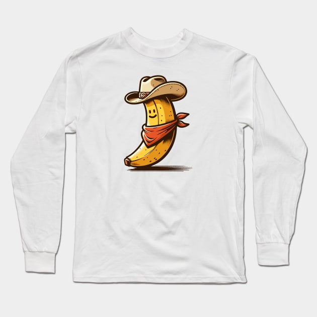 Cowboy Banana Long Sleeve T-Shirt by Art_Boys